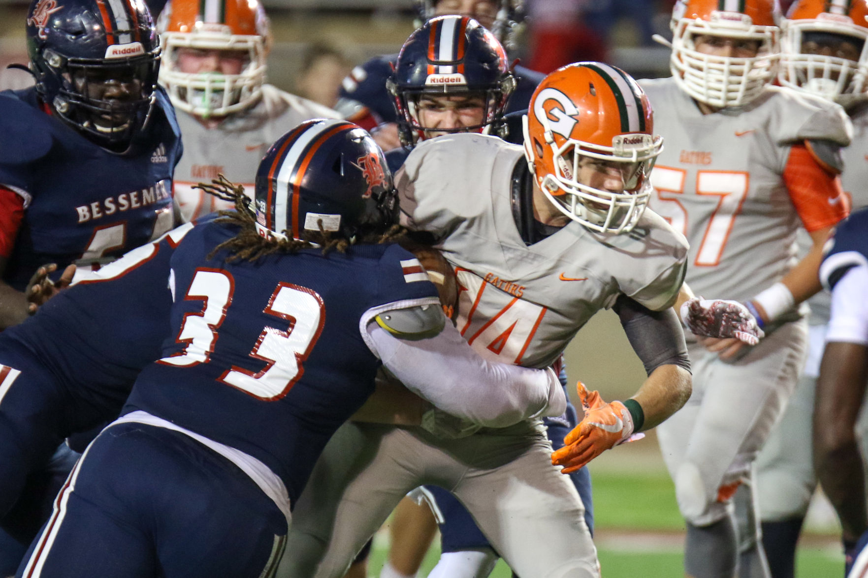 Glenwood School vs. Bessemer Academy AISA Class AAA high school football state champion